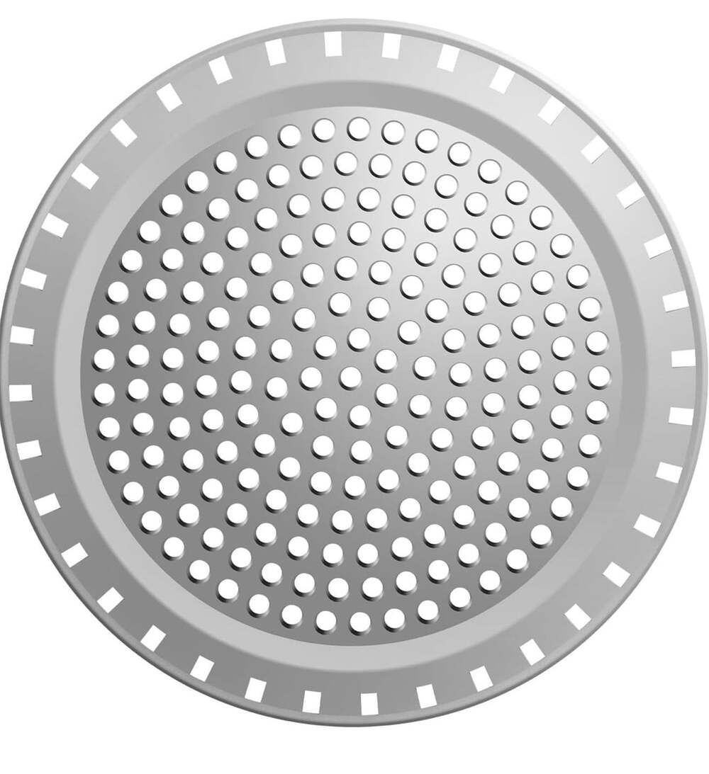 Aluvor Shower Drain Hair Catcher 4.9-Inch Stainless Steel and Silicone